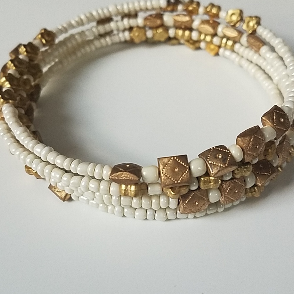 spiral bangles white gold bracelet anklet arm band
